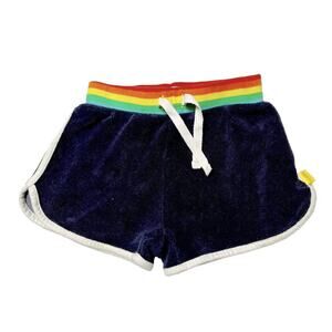Little Bird Terry Rainbow Band Shorts Size 2/3